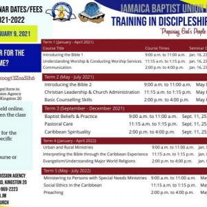 Training and Discipleship and Ministry